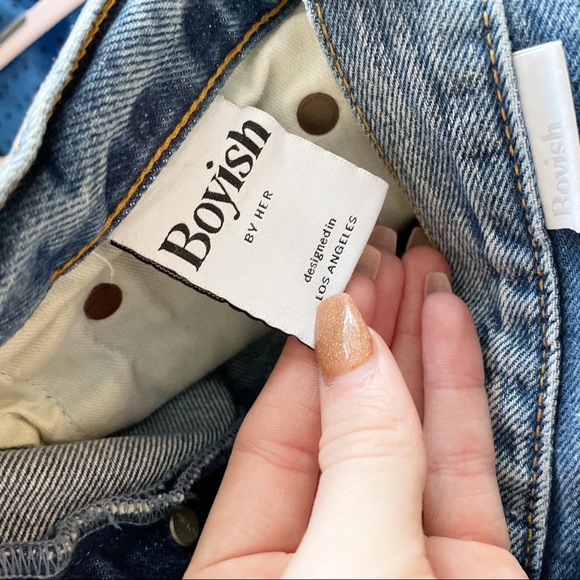 Boyish Tommy High Rise Straight Jeans in Room Service - Picture 11 of 12